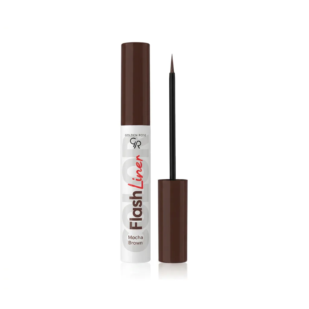 خط چشم مویی رنگی گلدن رز مدل Color Flash Liner حجم ۳٫۵ میلیلیتر، رنگ موکا — نمای روبهرو