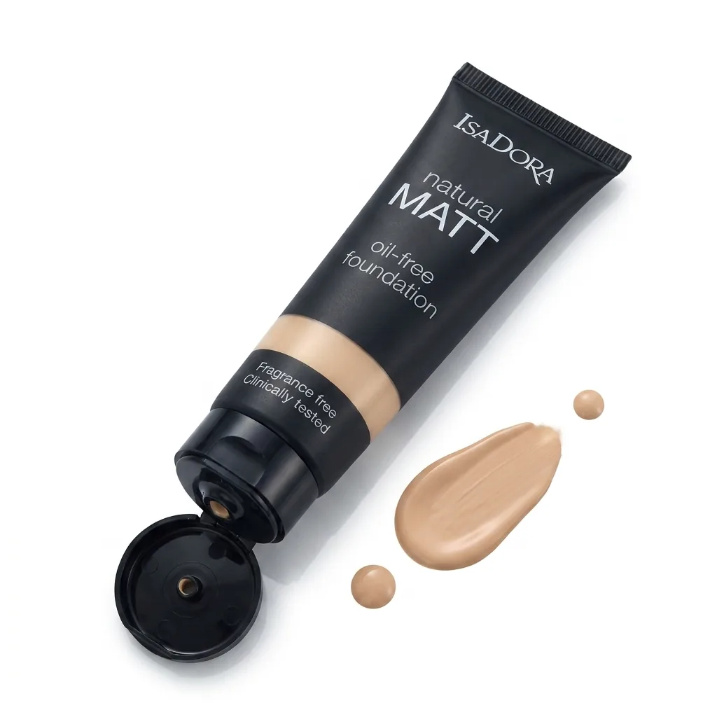 کرم پودر ایزادورا مدل Natural Matt حجم ۳۵ میلیلیتر — باز شده