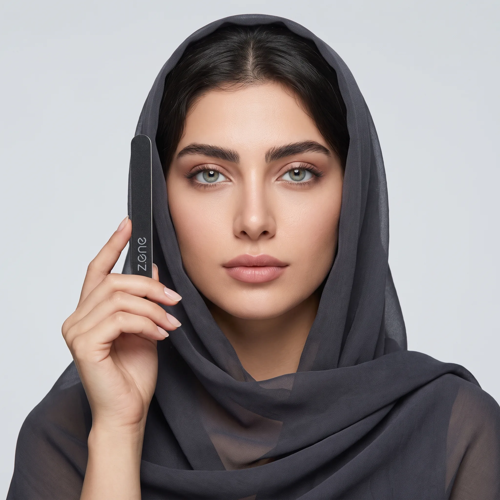 سوهان ناخن زدوان در دست مدل